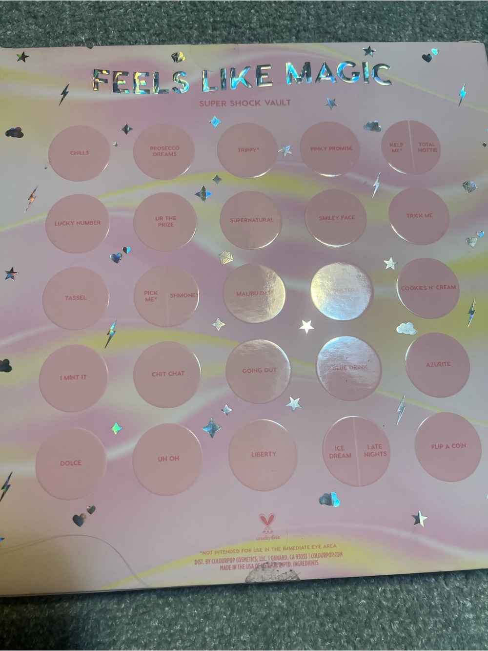 ColourPop Feel's Like Magic Super Shock Eyeshadow Vault - Picture 6 of 10